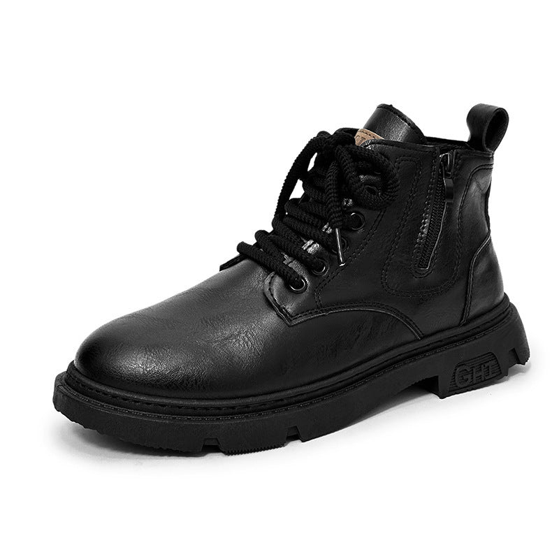 Men's Boots High-top New British Retro Workwear Trendy Casual